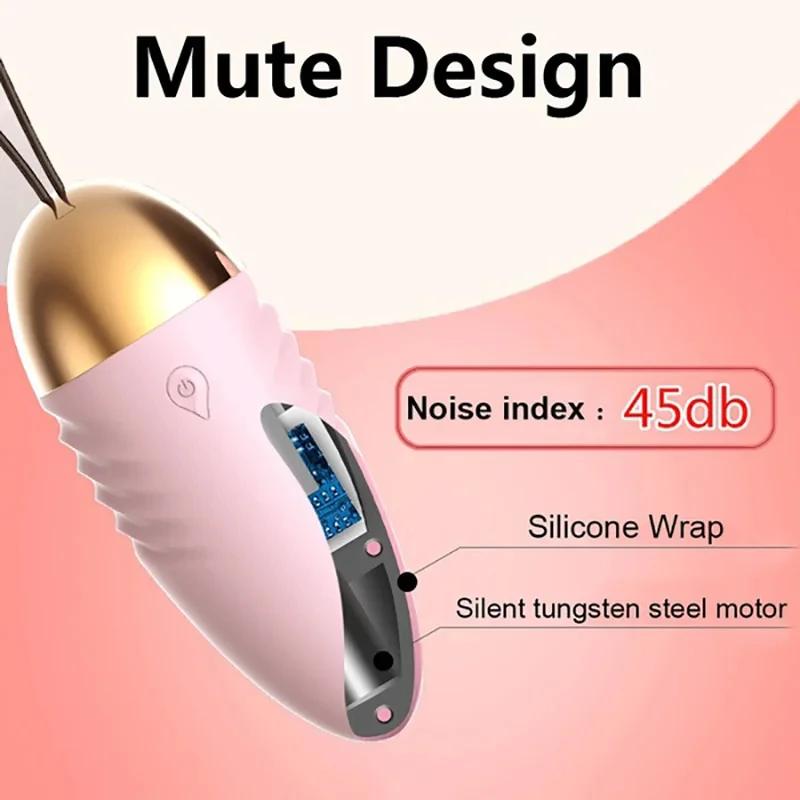 Wireless Remote Control Vibrator for Women 10 Speed Bullet Eggs Clitoris Stimulator Panties Ball Sex Toy