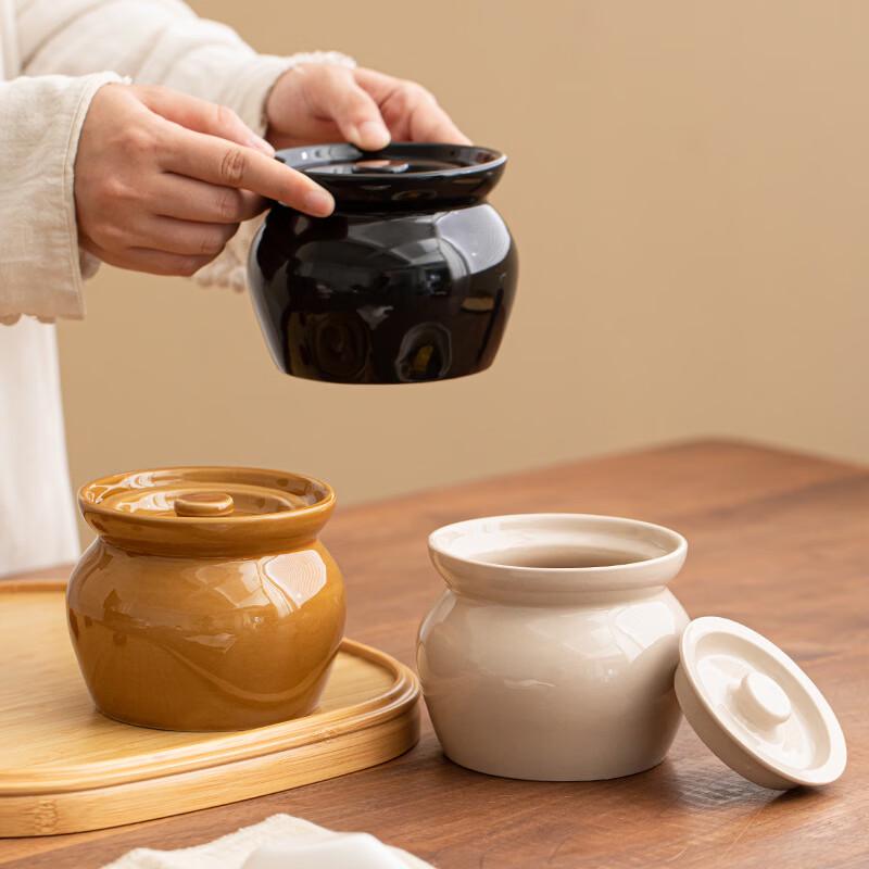 Ceramic Double Boiler Stew Pots
