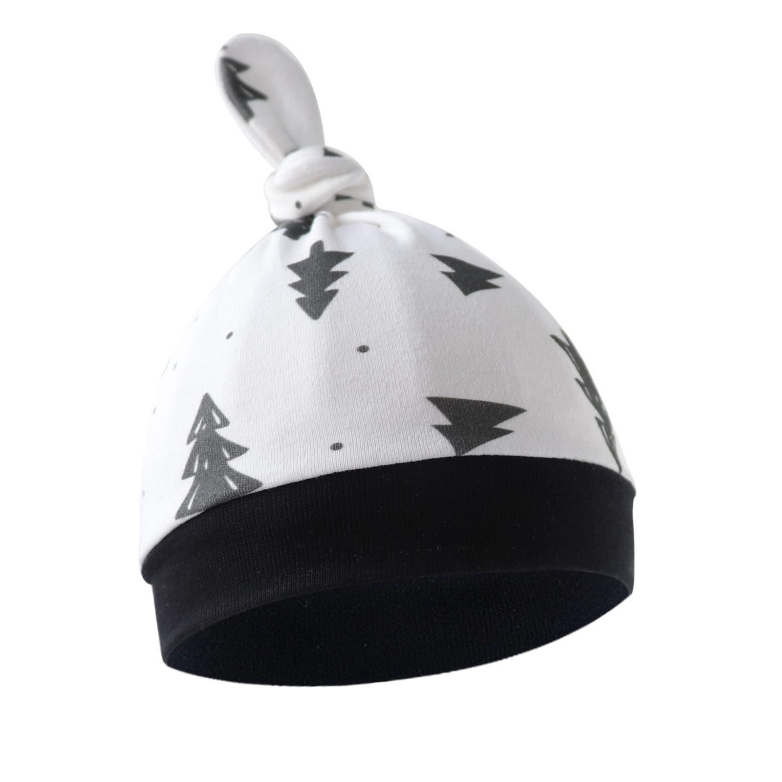 

Дышащая детская шапочка-чепчик из хлопка для новорожденных, шапочка-ушанка, удобный головной убор для детей от 0 до 3 месяцев, унисекс 7