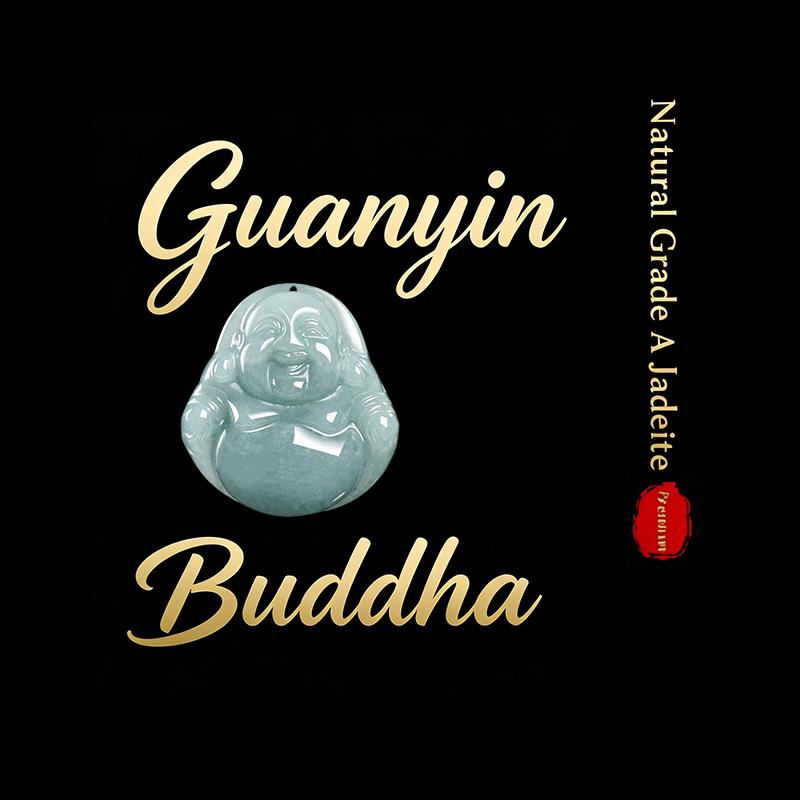 1Pcs Accessories Burmese Jade Stone Myanmar Jadeite Guanyin Pendant Necklace Vintage Natural Gemstone Jewelry