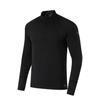 Plain Pullover Logo Long Sleeve T-Shirt Men Tops Black ATLU057-5