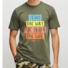 Street Wear Teenagers Teeshirt Summer Tshirt Streetwear Jesus The Way The Truth The Life John 146 Minimalist Male Teeshirt