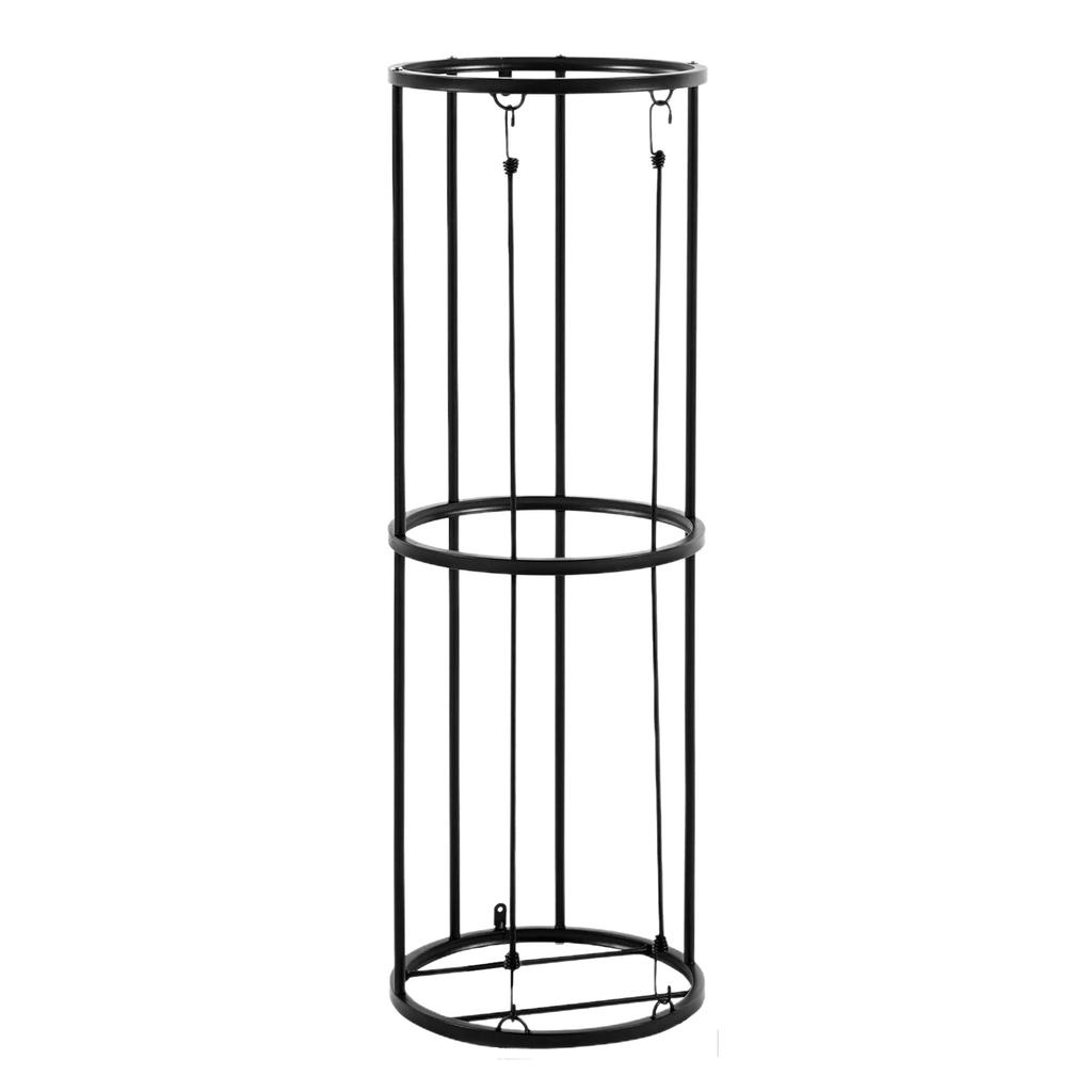 Ball Storage Rack Heavy Duty Steel Basketball Organizer with Elastic Ropes for Garage Home Wall Mount Space Saving