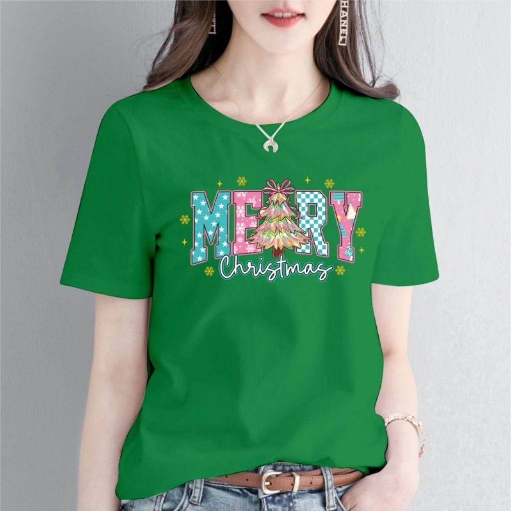 

MC Christmas Ladies Distro T-shirt, short sleeved top XS