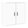 White Sideboard 80 x 33 x 70 cm Engineered Wood