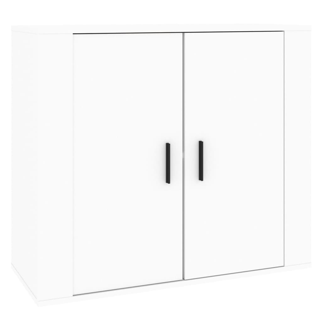White Sideboard 80 x 33 x 70 cm Engineered Wood