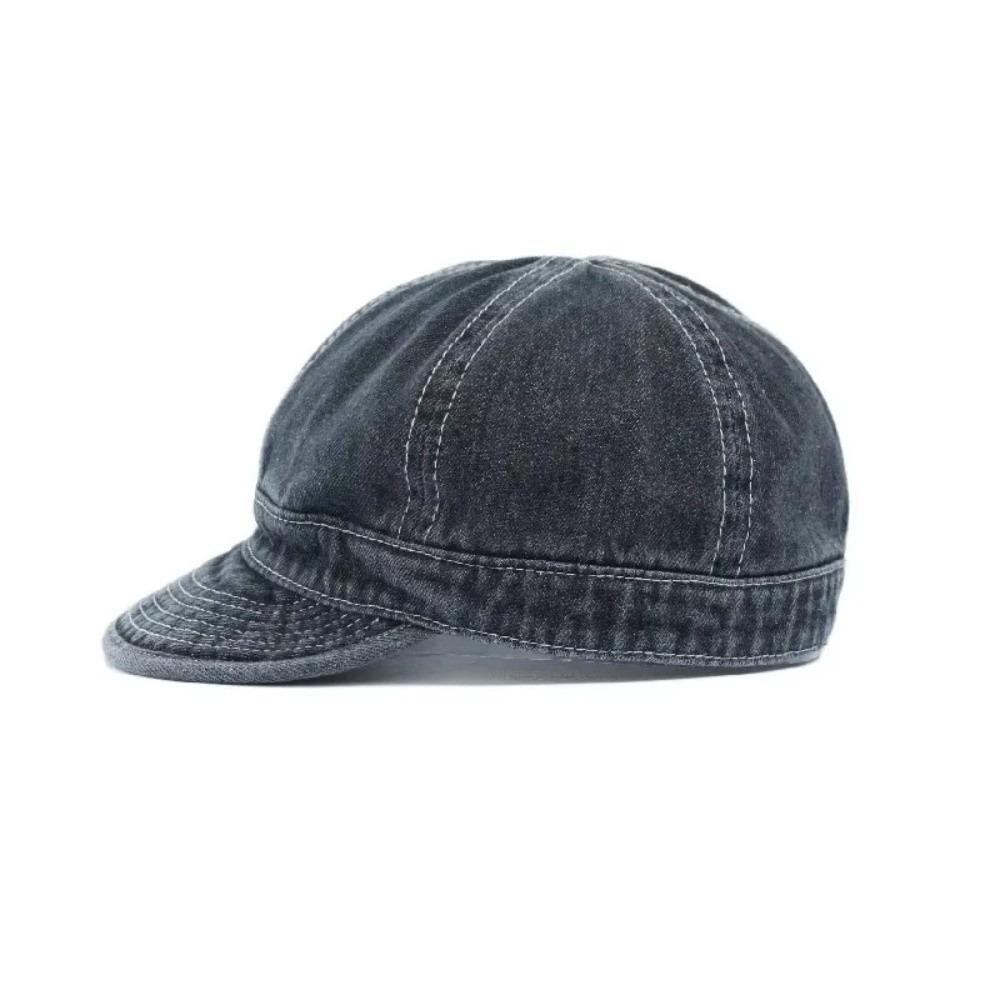 

Soft Crown Denim Cap Retro Hip Hop Hat Fashion Baseball Cap Unisex чёрный