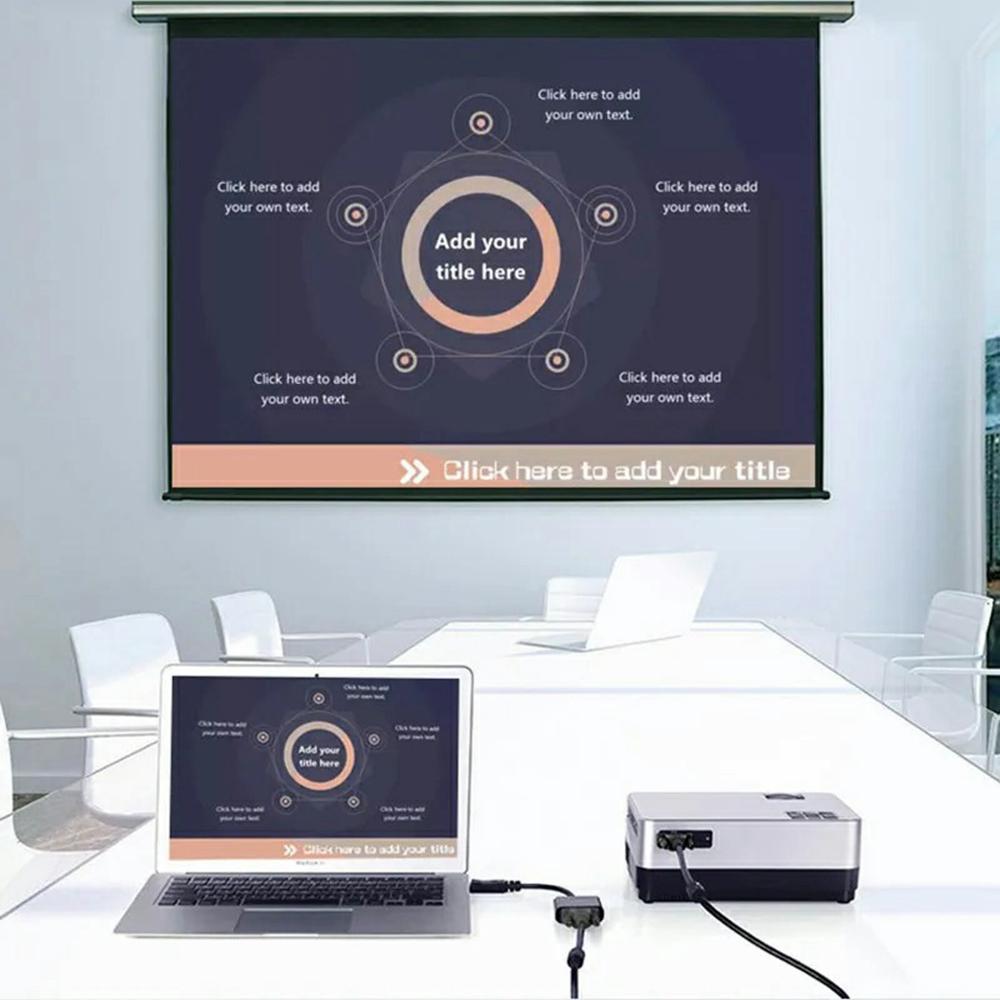 

MINDPURE AD005 DP to VGA Adapter DP Male to VGA Female 1080P Converter Dongle As Shown A