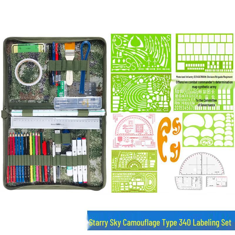 Junzhiyun Military Field Plotting Tool Kit