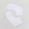 [hgb253] Toray High-Stretch Tabi Socks, 5-Clasp, Made In Japan, White [Kimono Biyori] (4L)