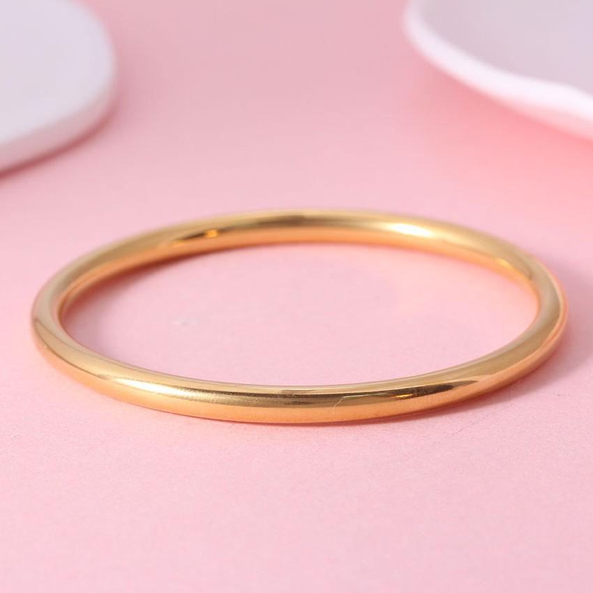 18K Gold Stainless Steel Women's Hollow Bracelet