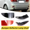 2X For Gen2 Lexus IS250 IS350 Sedan 2006-2013 Smoked / Red Lens Car Rear Bumper Reflector Tail Brake Light Cover Shells No Bulb