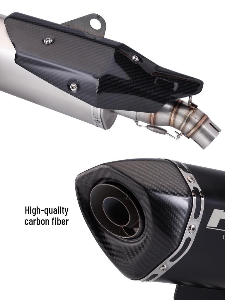 Carbon Fiber Tail Section Exhaust for BMW C400X/C400GT Motorcycle