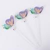 5PCS New Butterfly Fairy Wand Led Light Up Flashing Magic Wand Girls Princess Role Play Props Dollhouse Party Toys Gifts