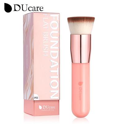 Brocha para base Kabuki de parte superior plana, brochas de maquillaje profesionales sintéticas, mezcla líquida, polvo Mineral, pulido, punteado