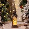 Vintage Christmas Decoration Christmas Lantern Lamp Santa Claus Snowman LED Light for Home Navidad Noel New Year 2023 Decor