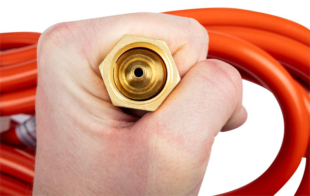 Gas connection hose, 2 m