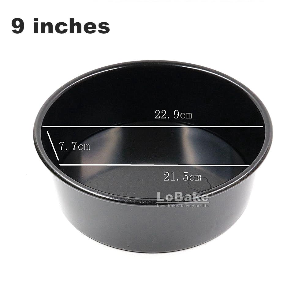 4-12 inches Non-stick Removable Bottom Round Shape Aluminium Chiffon Cake Mould Bread Mold Cupcake Moulds Pans Tin DIY Baking