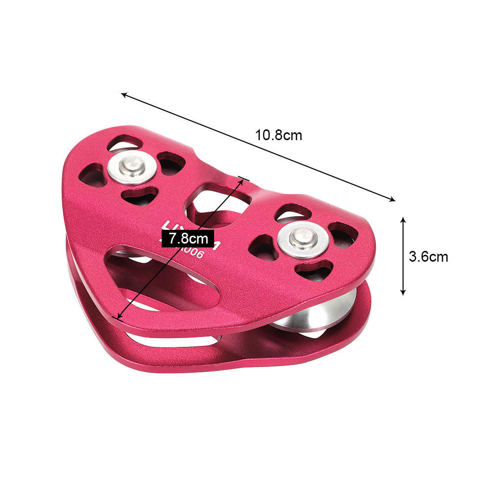 Buy Lixada 30kN Zipline Cable Trolley Pulley with Ball Bearing Buy Lixada 30kN Zipline Cable Trolley Pulley with Ball Bearing
