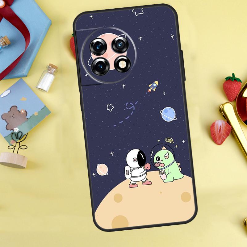 Cute galaxy Astronaut Case For Oneplus 11 8 9 10 Pro Ace 8T 9RT 10R 10T Oneplus Nord 2 2T N10 N20 CE 3 Lite Cover