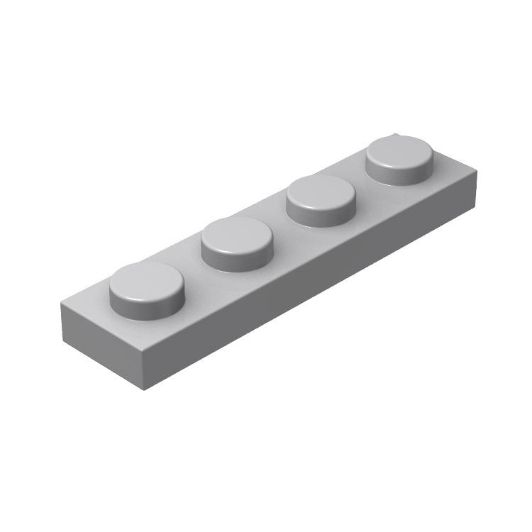 MOC 3710 Assembles Particles Accessories Components 1x4 Normal Board 20PCS Bricks Colorful Building Blocks Educational Toy City