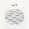 Stainless Steel Barbecue Net Round Metal BBQ Mesh Grate Grid Camping Picnic Food Rack BBQ Grill Kitchen Tool Accessories 22cm