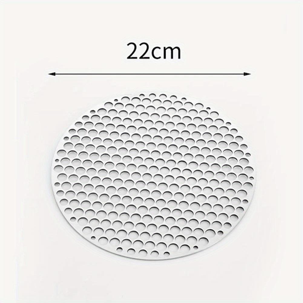 Stainless Steel Barbecue Net Round Metal BBQ Mesh Grate Grid Camping Picnic Food Rack BBQ Grill Kitchen Tool Accessories 22cm