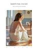 Stylish Full Lace V-Neck Backless Bra-Free Sling with Thick Padded Chest Wrap
