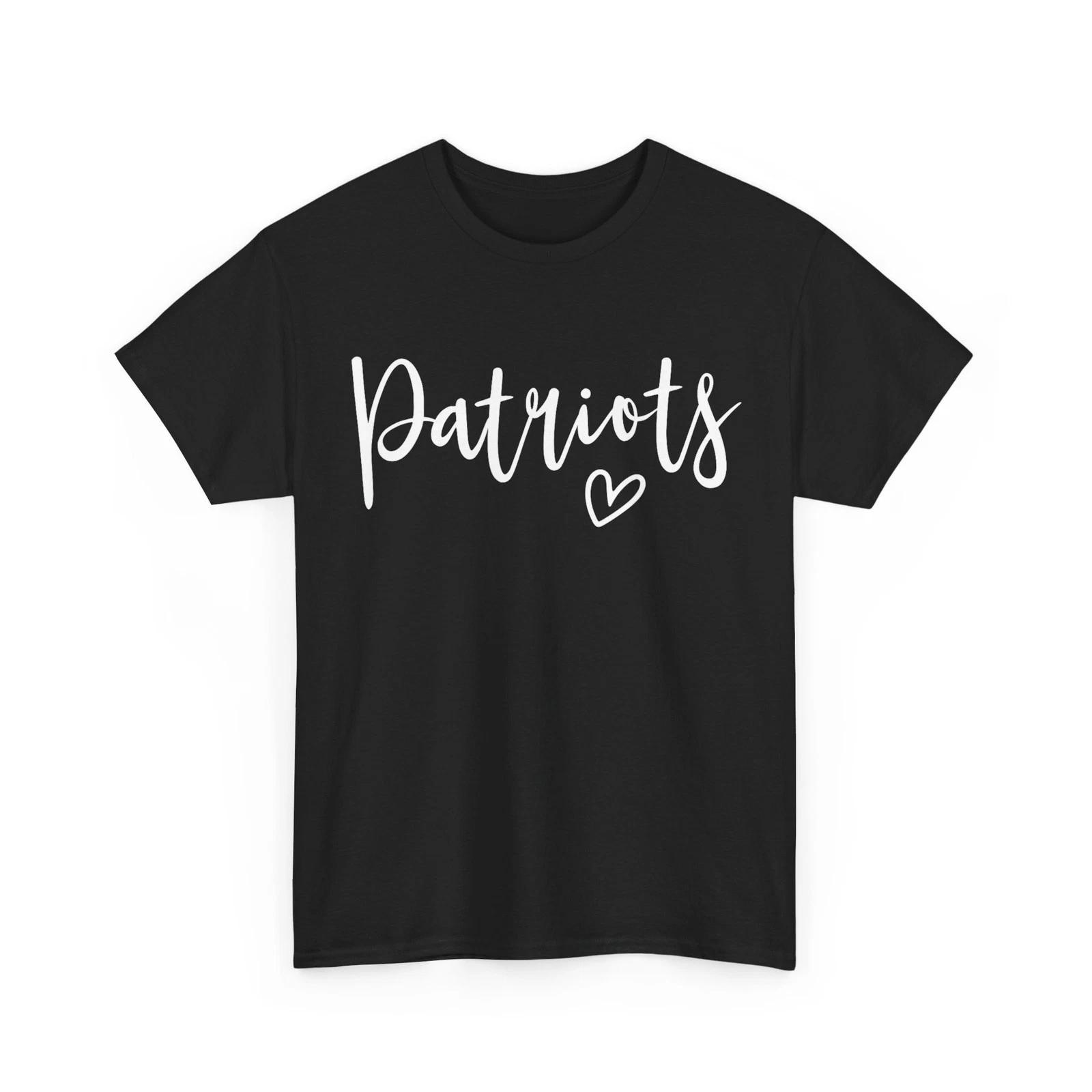 Patriots T-Shirt, Patriots Heart Shirt M