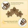 4pcs pieces Flower hair clip Non-slip matte Flower Ladies Big Claw Clip Hawaii Hair clip Power styling beach hair claw
