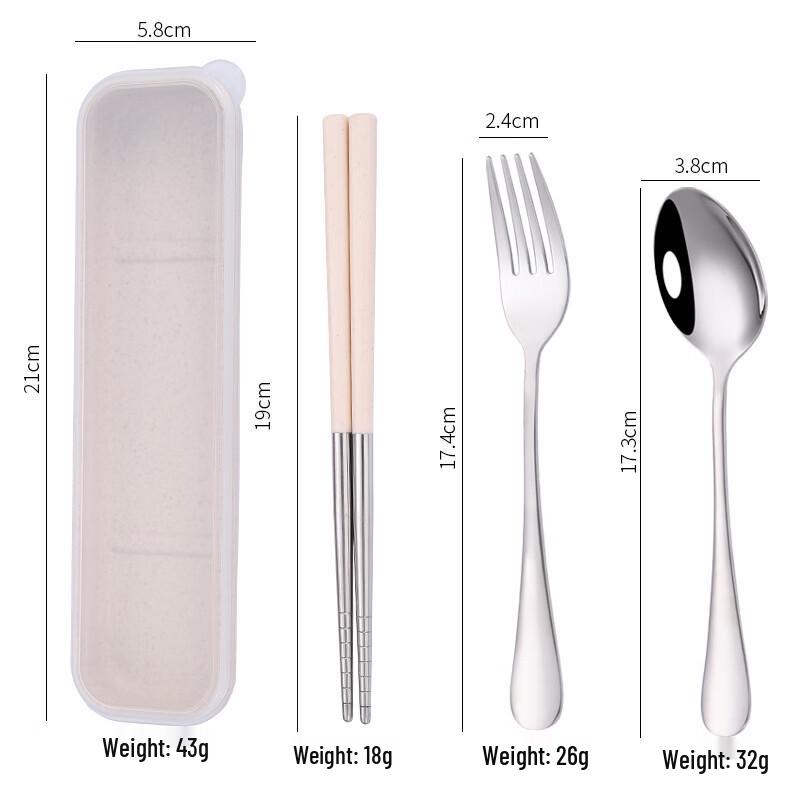 Portable Stainless Steel Cutlery Set