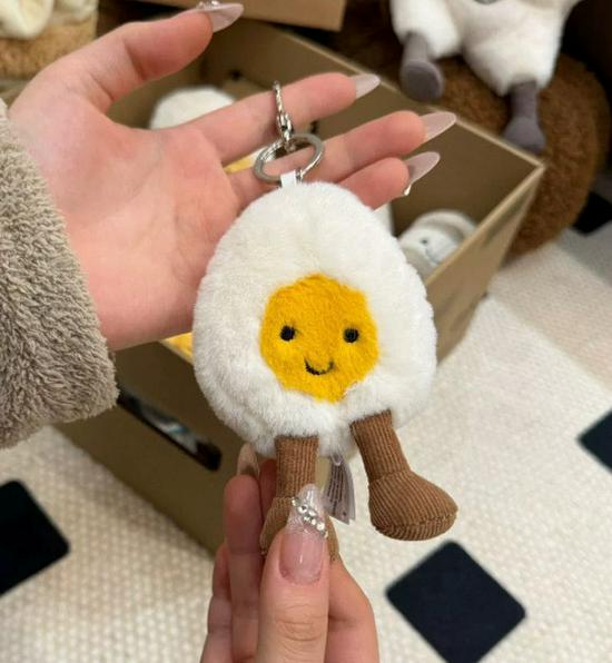 Kolekce plyšových klíčenek ve stylu Jellycat: Roztomilá panenka, hračka, dárek