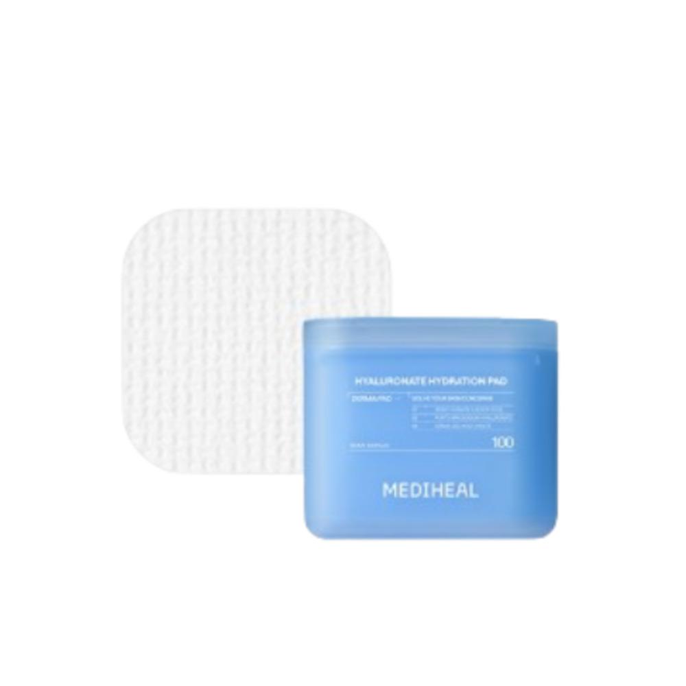 MEDIHEAL Hyaluronic Acid Deep Hydration Derma Toner Pads Moisturizing Care 200 Pads