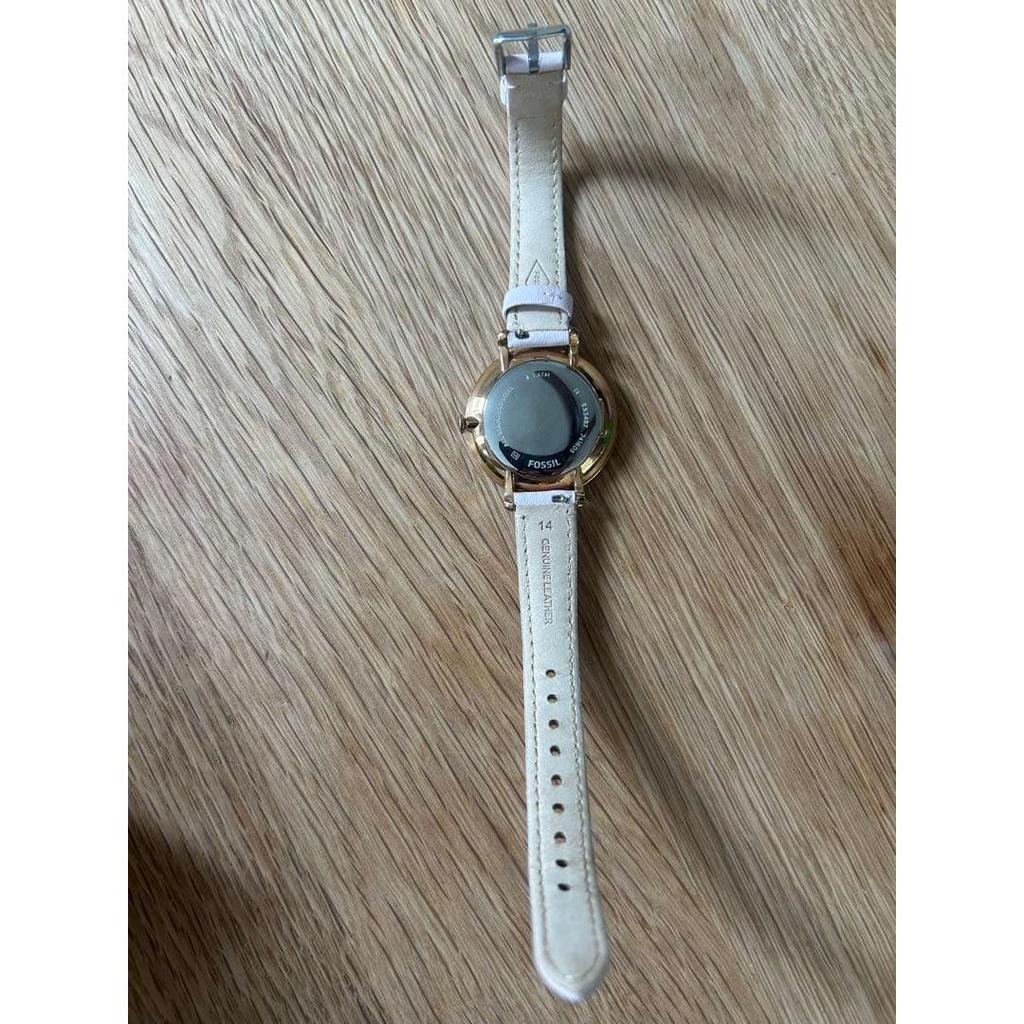 Used FOSSIL Analog Watch Pink Leather