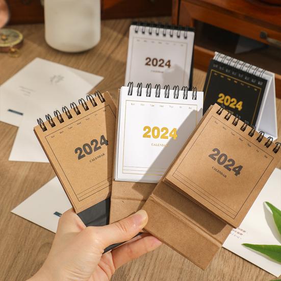 

Мини-настольный мини-календарь на 2023-2024 годы, флип-календарь на месяц, школьный, домашний офисный календарь-расписание B