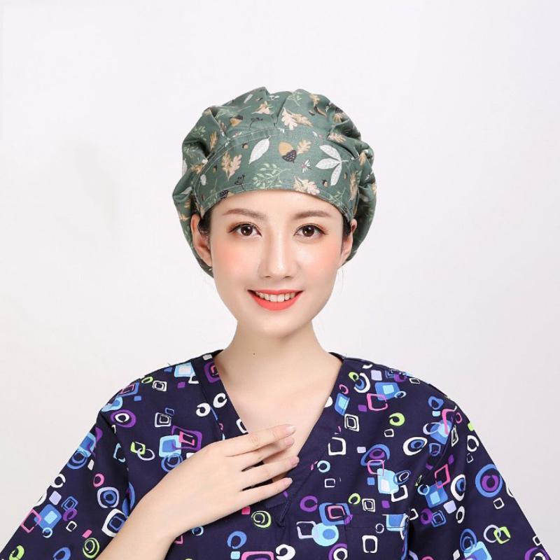 Surgical Cap Scrub Bouffant Hat Doctor 