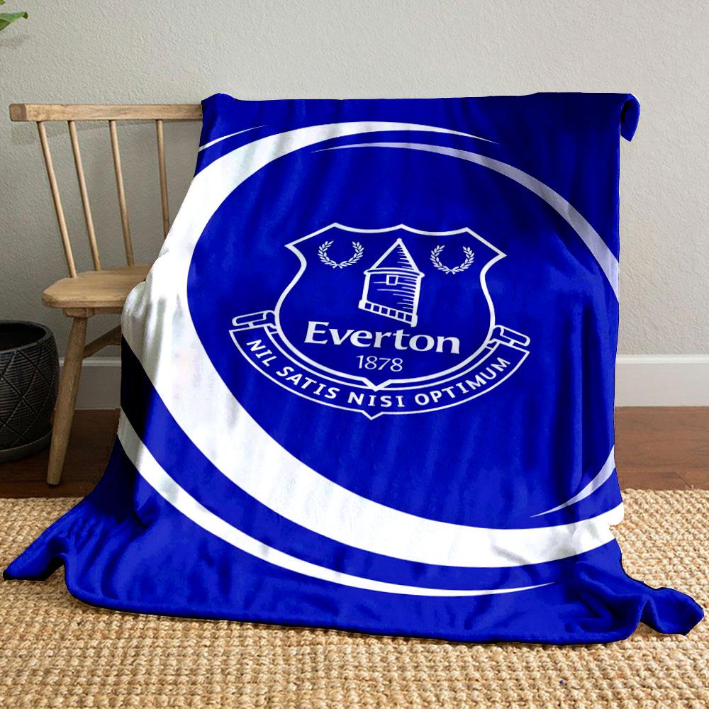 Everton FC Blue Blanket Design print blanket soft and cozy perfect for the living room bed sofa or a nap,gift