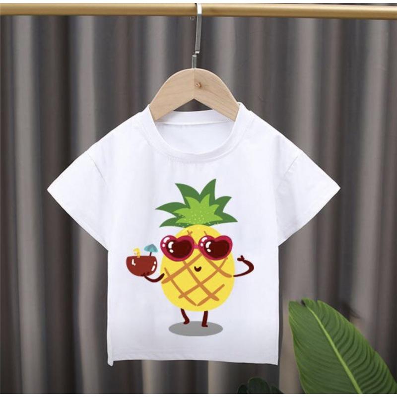 Fruit Cartoon Print T-Shirt Children'S Jacket