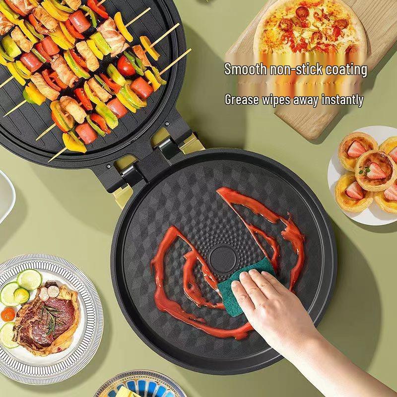 2025 Enhanced Electric Griddle: Double-Sided Heating Pancake & Fry Pan for Home
