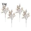 Durable Faux Plant Accents for Home Realistic Artificial Flowers Autumn Decoration, Silk Floral Decor Branches Halloween Table Centerpiece And Indoor
