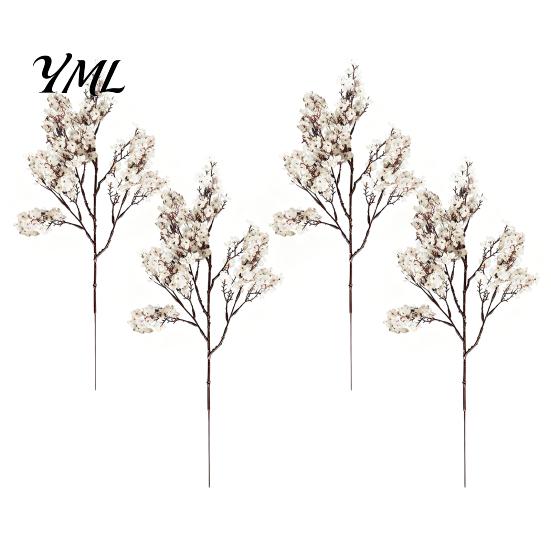 Durable Faux Plant Accents for Home Realistic Artificial Flowers Autumn Decoration, Silk Floral Decor Branches Halloween Table Centerpiece And Indoor