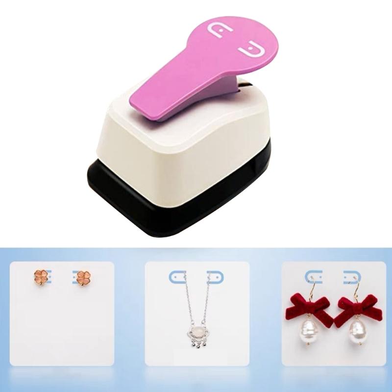 Professioneller Bastel Lochschneider DIY Prägestempel Plastik Prägegerät Schmuck Karten Bastelwerkzeuge für Schmuck