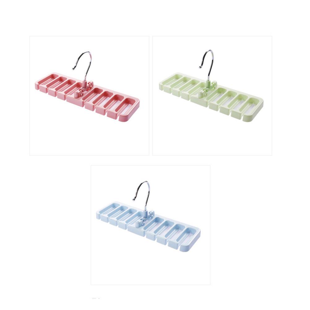 

Light Green Multifunctional Belt Hanger Anti-Slip Necktie Tie Rack Scarf Organizer Closet Storage Holder Necktie Hanger зелёный