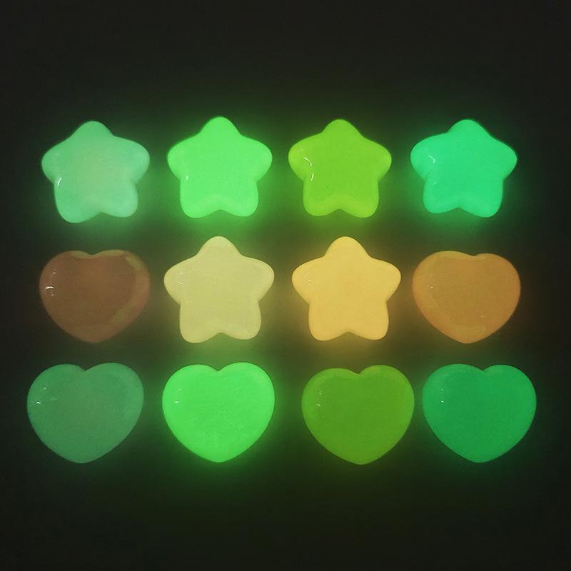Leuchtender Stern Niedlicher DIY Cremekleber für Handyhüllen & Haarnadel Schmuck Resin-Accessoires
