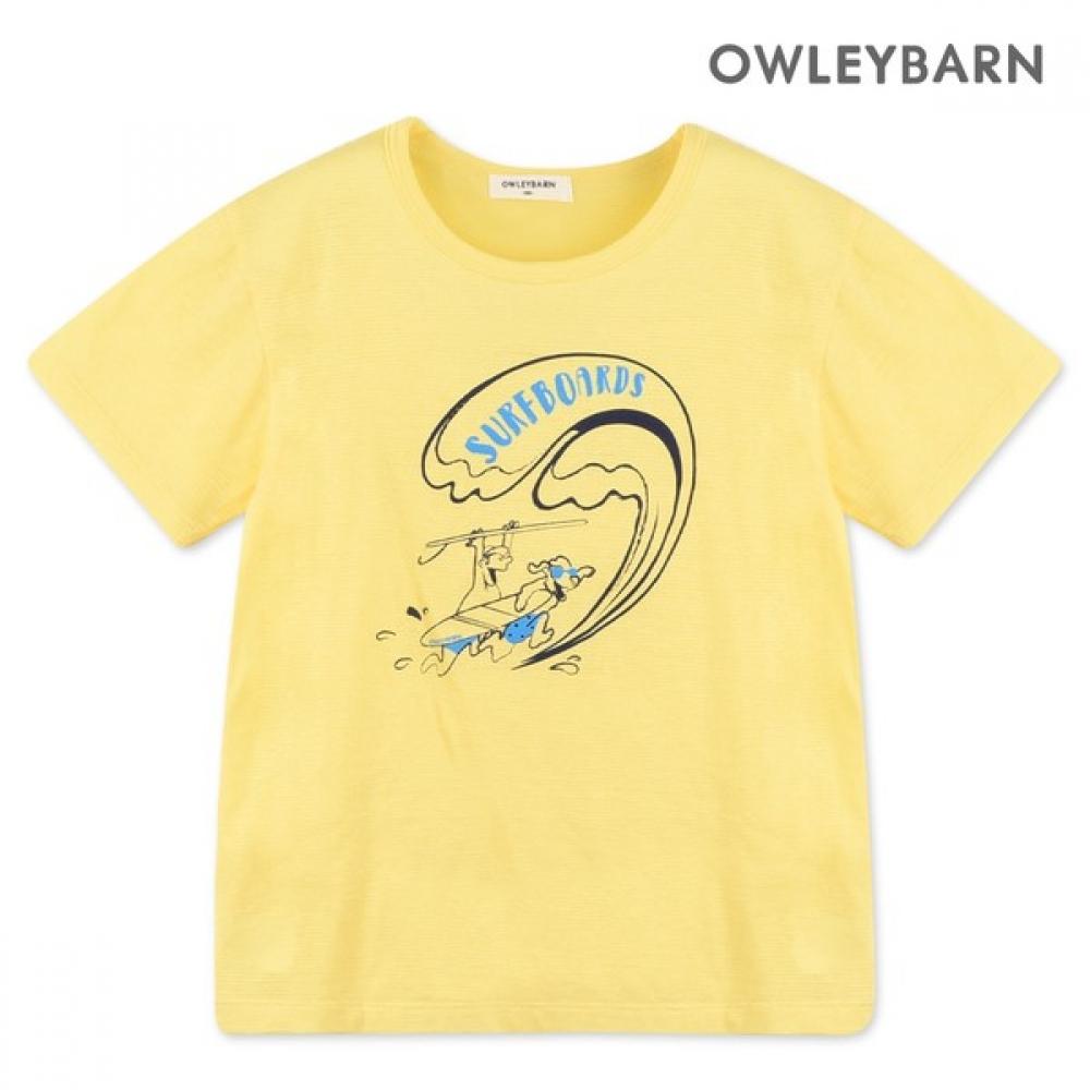 

Футболка с коротким рукавом Olivean Surfing Boy, цвет лимонно-желтый Lemon Yellow/130