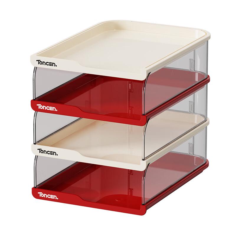 Stapelbare Büro-A4-Dokumentenaufbewahrungsbox