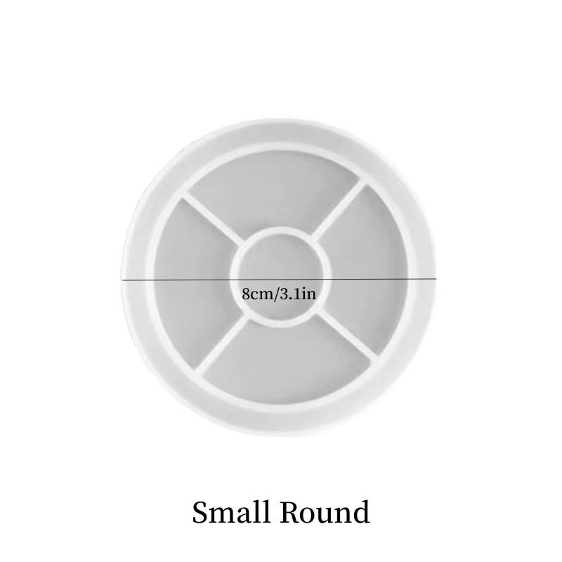 DIY Kristall Epoxidharz Untersetzer Form Kristall Quadratisch Rund Herz Sechseck Silikon Tablettform Heimdekoration Tassenmatte Padform