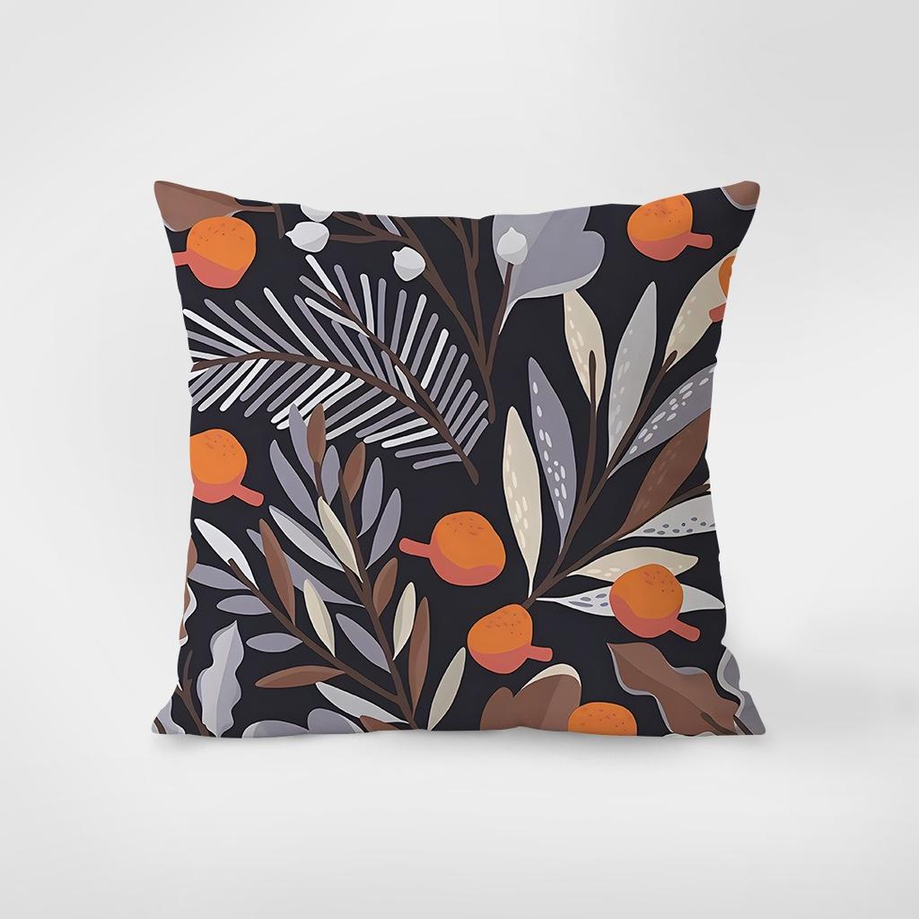 Simple Flower and Grass Pillowcase Dormitory Decoration Office Living Room Home Pillowcase