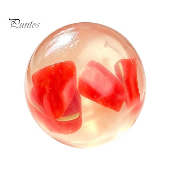 Office Desk Toys Shapeable Pearlescent Ball Fidget Toy, Anxiety Relief Clear Squeeze Fake Fruit Stress Inside Toy for Kids Adults