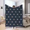 Patterned Bed Blanket Microfiber Flannel Cover Blanket Bedroom Living Room Sofa Soft And Comfortable Home Decoration
